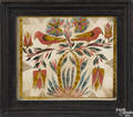 Bucks County Pennsylvania watercolor presentation fraktur early 19th c