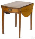 MidAtlantic Federal walnut Pembroke table ca 1805