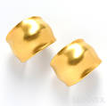 Pair of Gamma Cuff Bracelets Robert Lee Morris