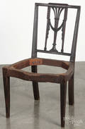 Federal mahogany dining chair