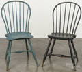 Two hoopback Windsor side chairs