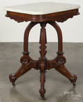 Victorian marble top stand