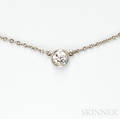 Platinum and Diamond Diamonds by the Yard Necklace Elsa Peretti Tiffany amp Co
