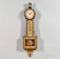 Gilt Front Patent Timepiece or Banjo Clock