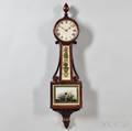 Mahogany Patent Timepiece or Banjo Clock
