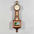 Waltham Inlaid Mahogany Banjo Clock