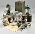 Group of WWII Lanterns and Stoves