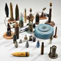 Group of WWII Inert Artillery Fuzes Shells Mines and Trench Art