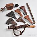 Group of Holsters and Leather Gear