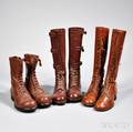 Three Pairs of WWII Boots