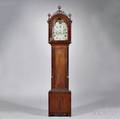 Simon Willard Mahogany Inlaid Tall Clock