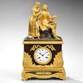 Planchon Ormolu and Bronze Shelf Clock