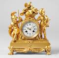 Tiffany amp Company Gilt Figural Mantel Clock