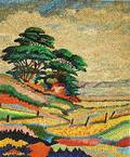 Abraham M Atlas American 18941963 Colorful Landscape