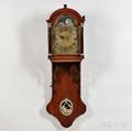 Mahogany Dutch Hood Wall Clock with Automata