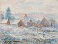 PaulEmile Pissarro French 18841972 Farm in Winter