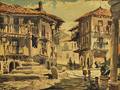 Ulloa Spanish b 1899 Street Scene