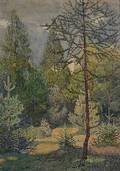 Alfred Hagel Austrian 18981945 Alpine Forest