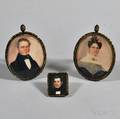 Three Framed Portrait Miniatures