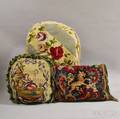 Three Needlepoint Pillows