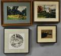Four Framed Works