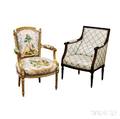 Louis XVIstyle Fauteuil and Bergere