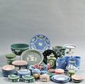 Approximately Fiftyfive Pieces of Modern Wedgwood Jasperware