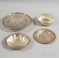 Four Sterling Silver Dishes