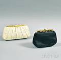 Two Judith Leiber Lizard Skin Handbags