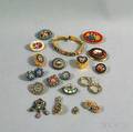 Small Group of Mostly Micromosaic Jewelry