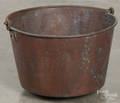Copper apple butter kettle