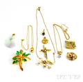 Group of Gold Jewelry
