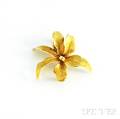 14kt Gold Flower Brooch Tiffany amp Co