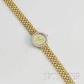 Ladys 14kt Gold and Diamond Wristwatch Baume amp Mercier