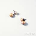Sterling Silvermounted Pearl Drop Earrings