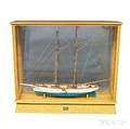 Cased Ship Model of the John A Cole