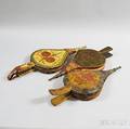 Three Stenciled and Paintdecorated Bellows