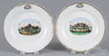 Two porcelain American Centennial plates