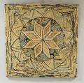 Pictorial Geometric Hooked Rug