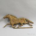 Molded Copper Running Horse Weathervane