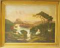 American School 19th Century Folky River Scene