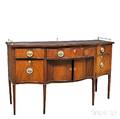 Federal Mahogany and Mahogany Veneer Sideboard