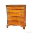 Chippendale Cherry Tall Chest
