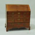 Chippendale Cherry Slantlid Desk