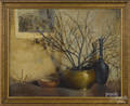American oil on board still life