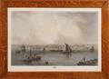 Handcolored Engraving BOSTON by C Mottram