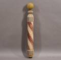 Turned and Painted Wood Barber Pole