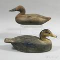 Two Carved and Painted Duck Decoys