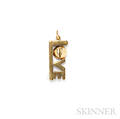 18kt Gold Love Pendant Aldo Cipullo Cartier
