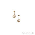 18kt Gold and Diamond Happy Diamonds Earpendants Chopard